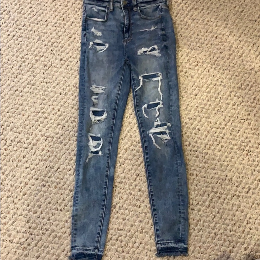 American Eagle high waisted jeans